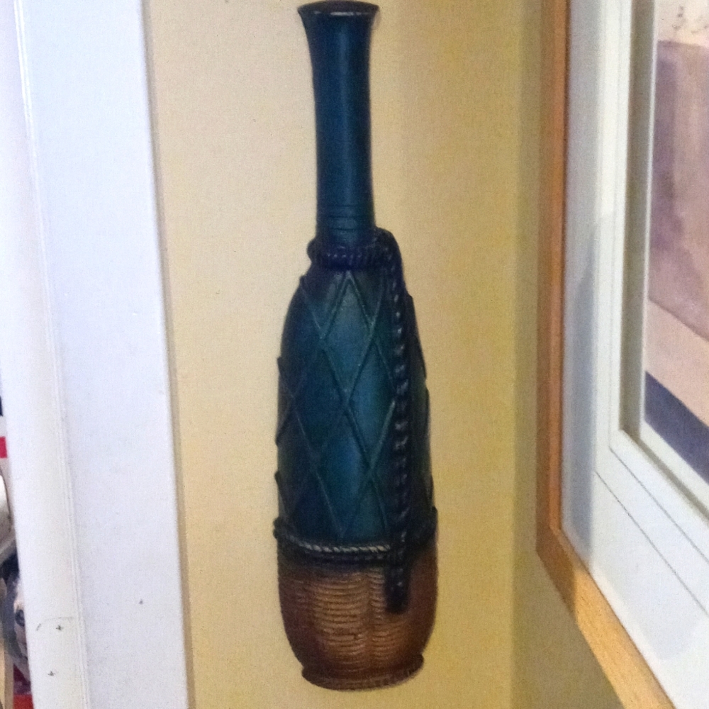 Vtg 1970 Sexton Metal Wall Art Hanging Kitchen Décor Bar Wine Bottles MCM USA